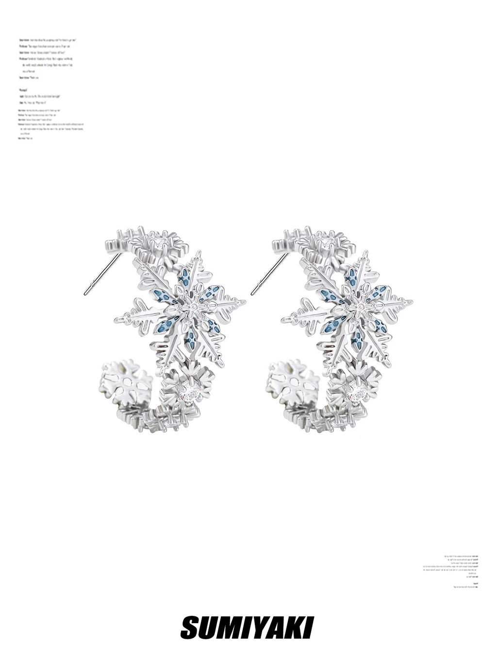 SUMIYAKI Exquisite Premium Snowflake Earrings