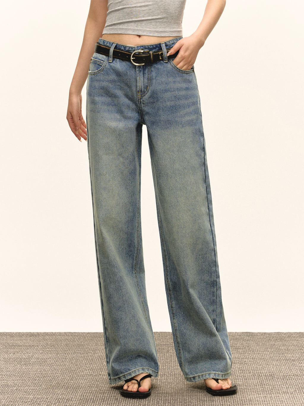 Ariseism Retro Casual Jeans