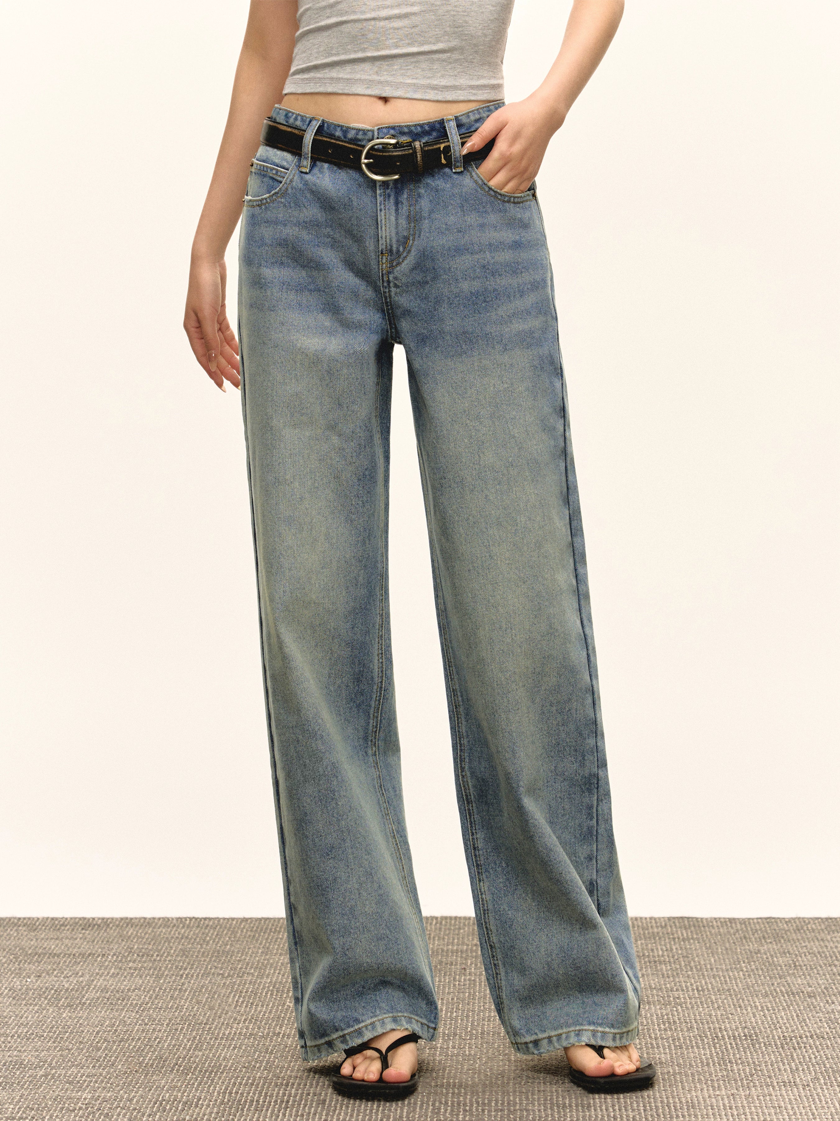 Ariseism Retro Casual Jeans