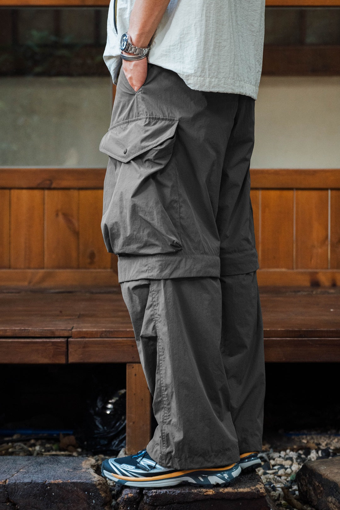 FGSS Removable Tooling Pocket Loose Straight Pants