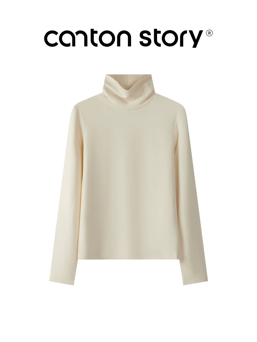 Cantonstory Shoulder Casual Versatile Bottom Shirt