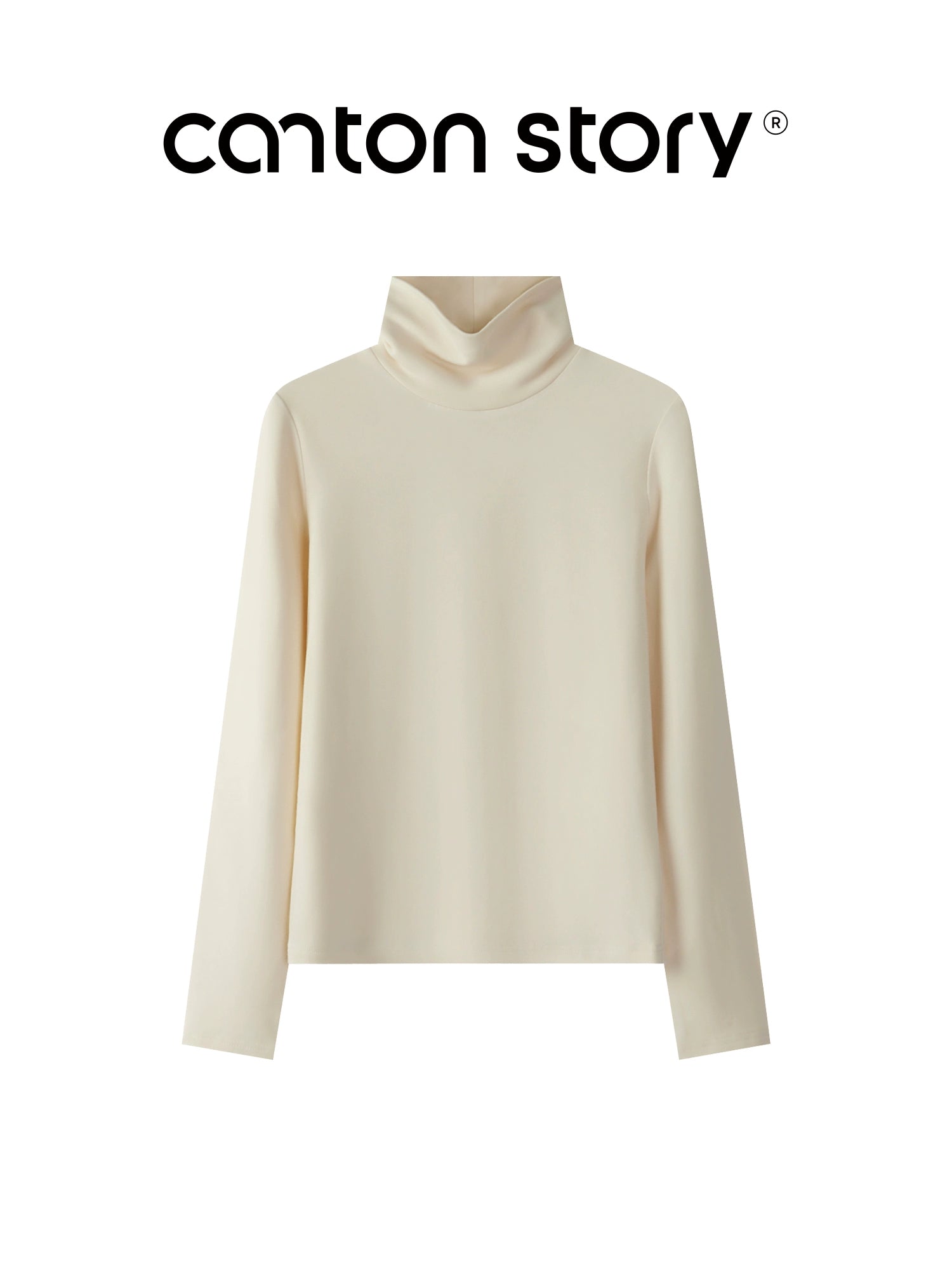 Cantonstory Shoulder Casual Versatile Bottom Shirt