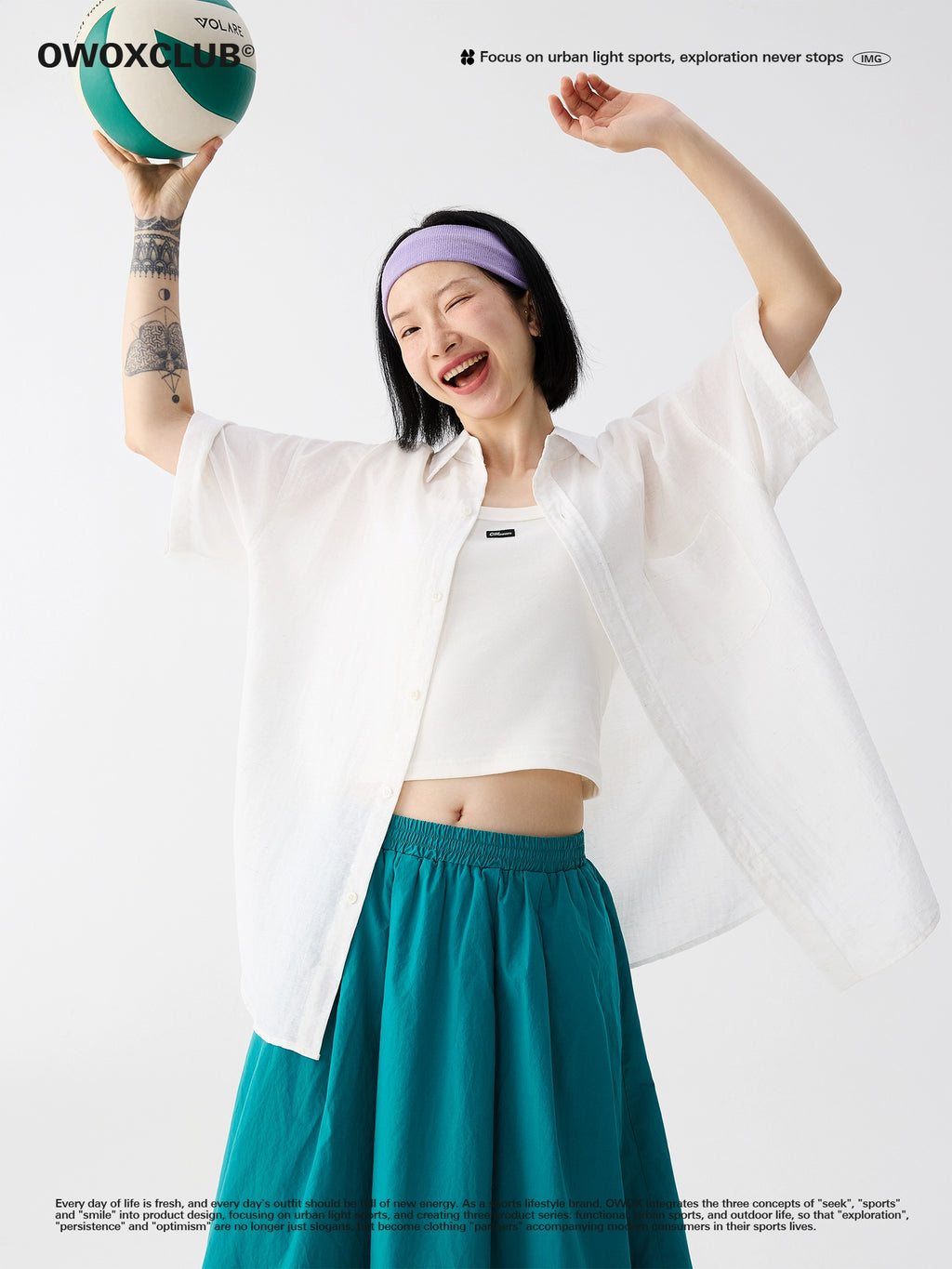OWOX Versatile Sunscreen Short Sleeve Shirt