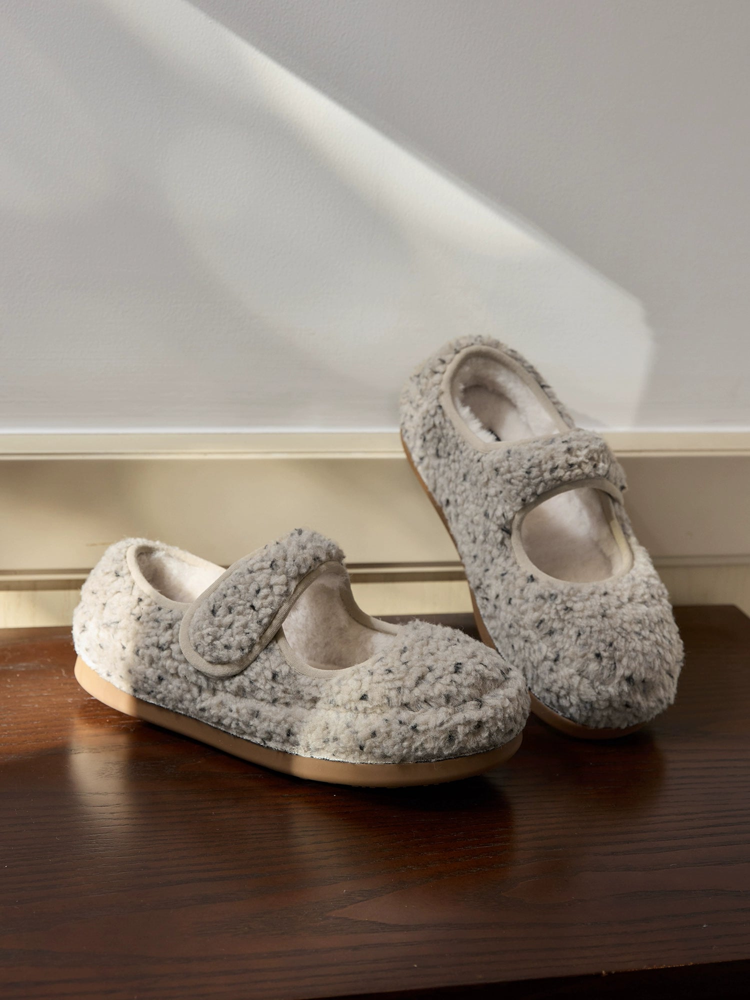 Milooey Fleece One-pedal Fluffy Shoes