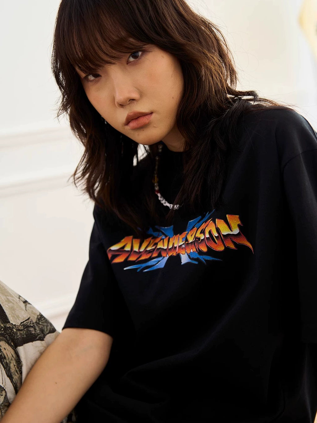 AVENUESON Street Fighter Style Theme Font Tee