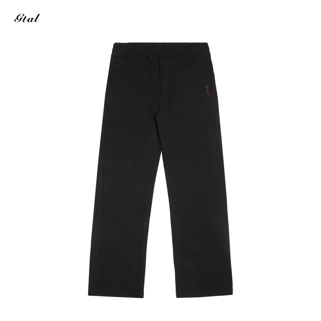GTAL Casual Embroidered Straight Trousers