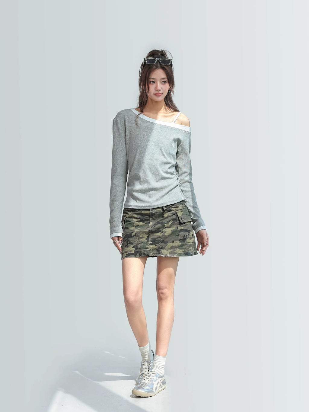 CHANT2nd Splicing Slant Shoulder Slim Sleeve