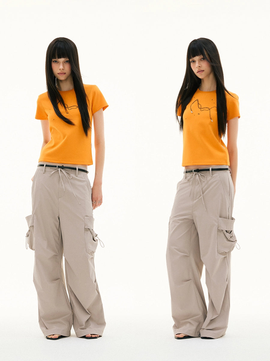 FUNKYFUN Chain Printed Tee