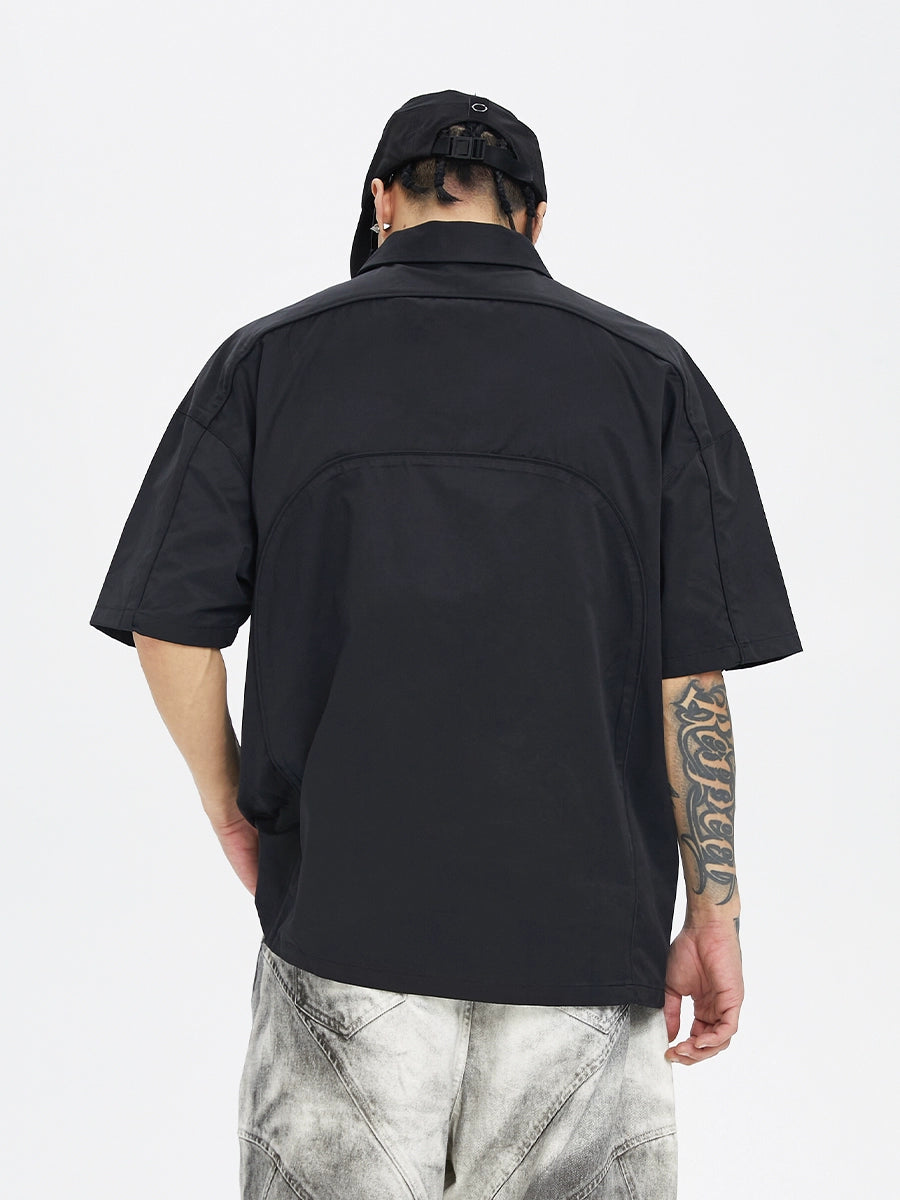 F2CE Loose Silhouette Dark Skeleton Three-dimensional Shirt