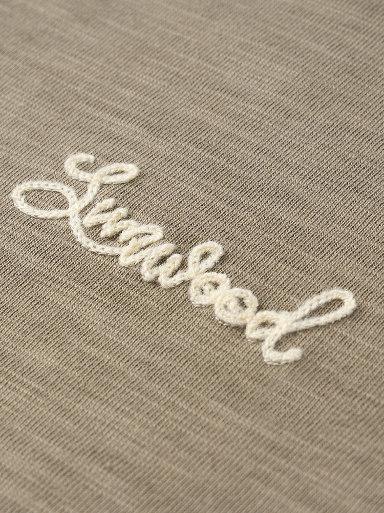 SIMWOOD Embroidery Casual Versatile Tee