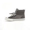 NumbAsia zebra pattern horsehair star print stitching canvas shoes