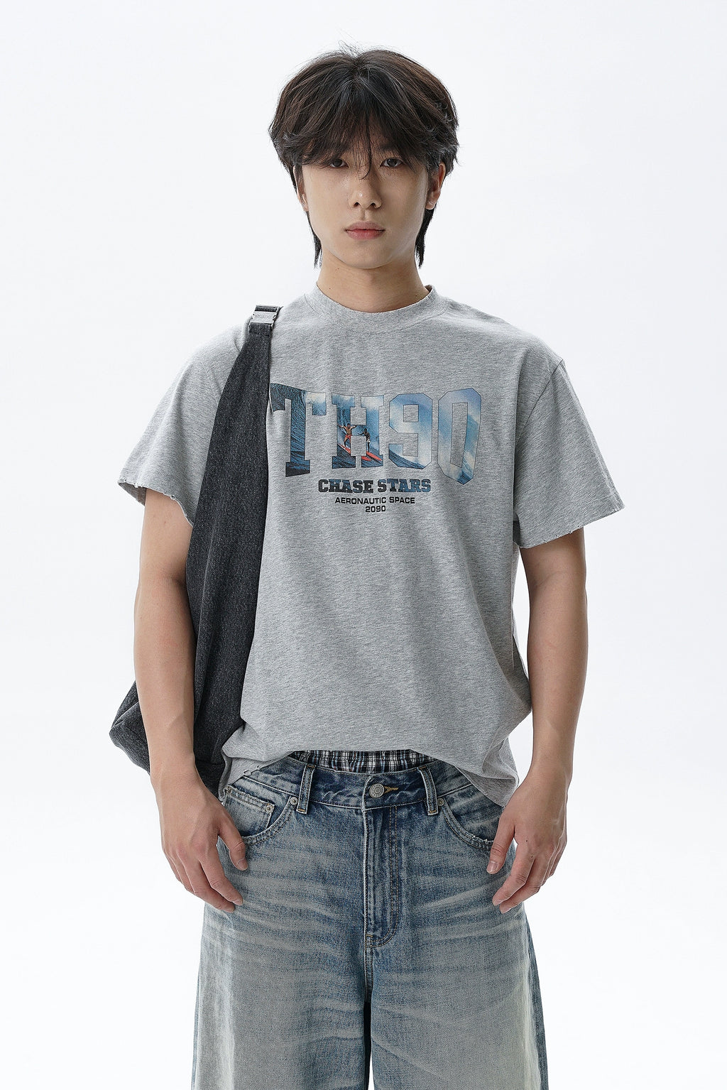 TH90 Cutscene Surf Flower Yarn Cotton Tee