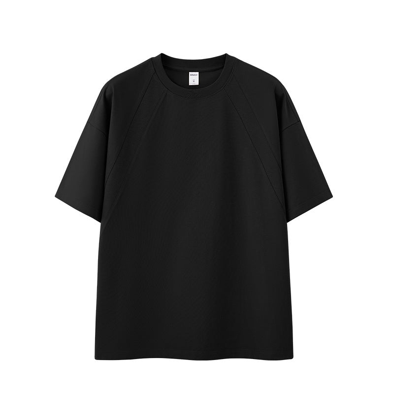 INF Boxy Splicing Short Sleeve Tee