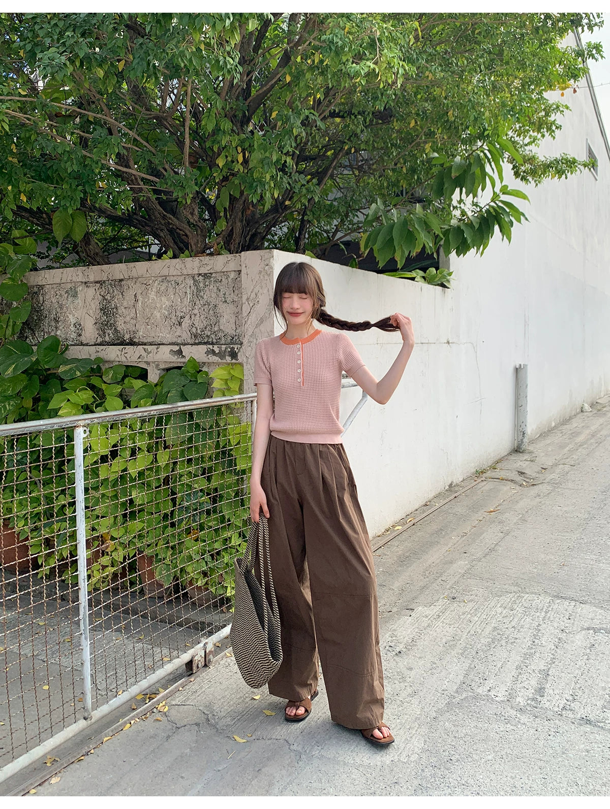 KANO Elastic Waist Slacks