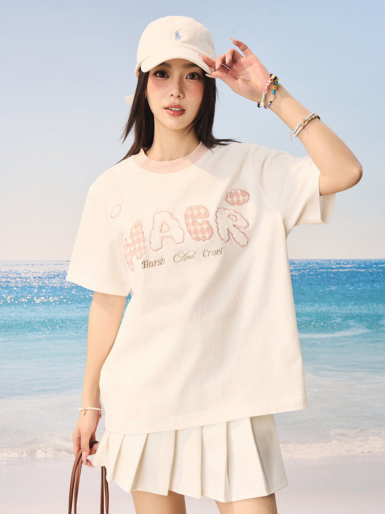 HACR Korean Children's Fun Cloud Sticker Solona Tee