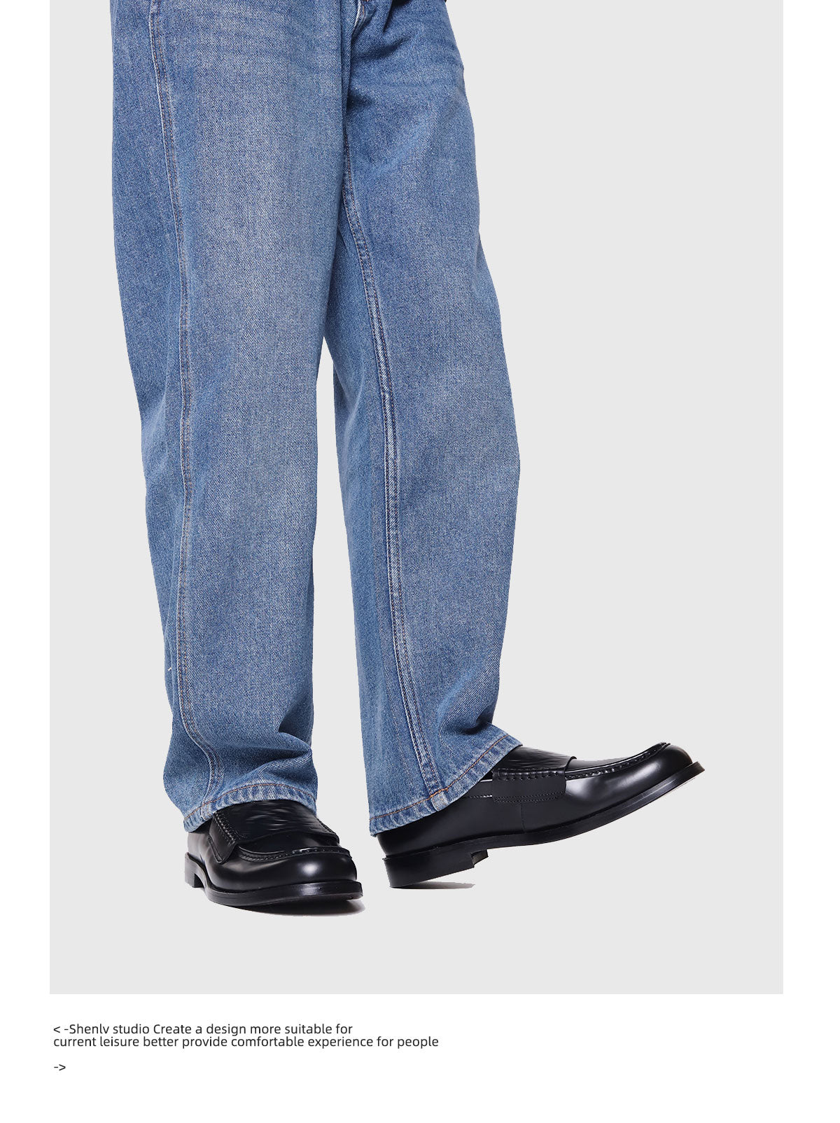 SHENLV STUDIO Vampire embossed cowhide loafers