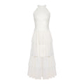 Wildberry Neck Waist Temperament Dress
