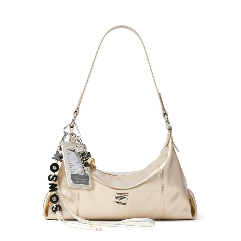 SmoSmos Commuter Messenger Pleated Bag
