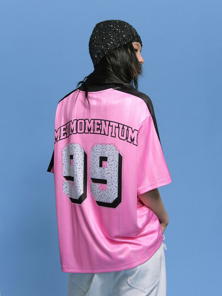 MEDM Diamond Jersey Casual Tee