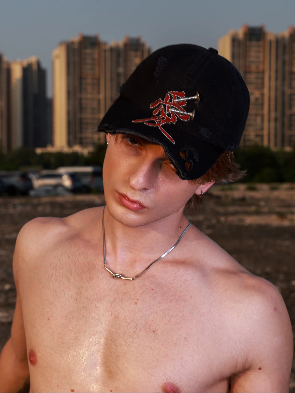 HAS2SONS Embroidery Stud Cap