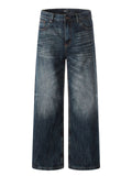 11KN Retro Loose Straight Versatile Jeans