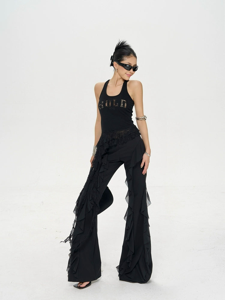 Zero Slim and Thin Design Niche Low-rise Pants