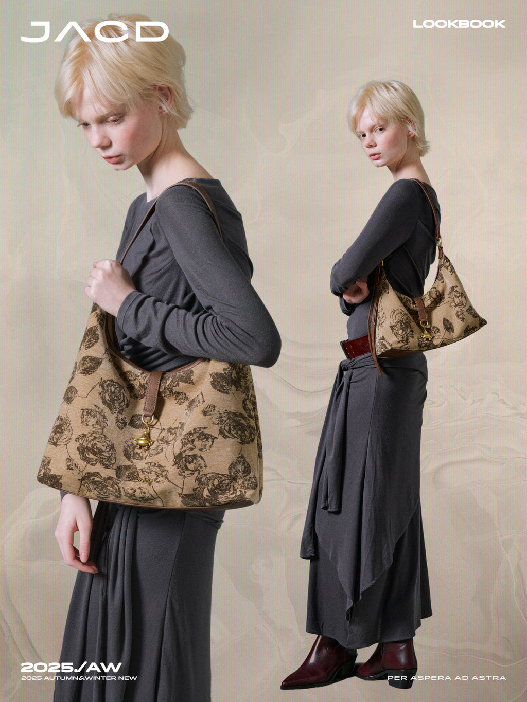 JACD Retro New Chinese-style Large-capacity Commuter Tote Bag