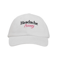HEADACHE Logo Embroidered Bow Strap Baseball Cap