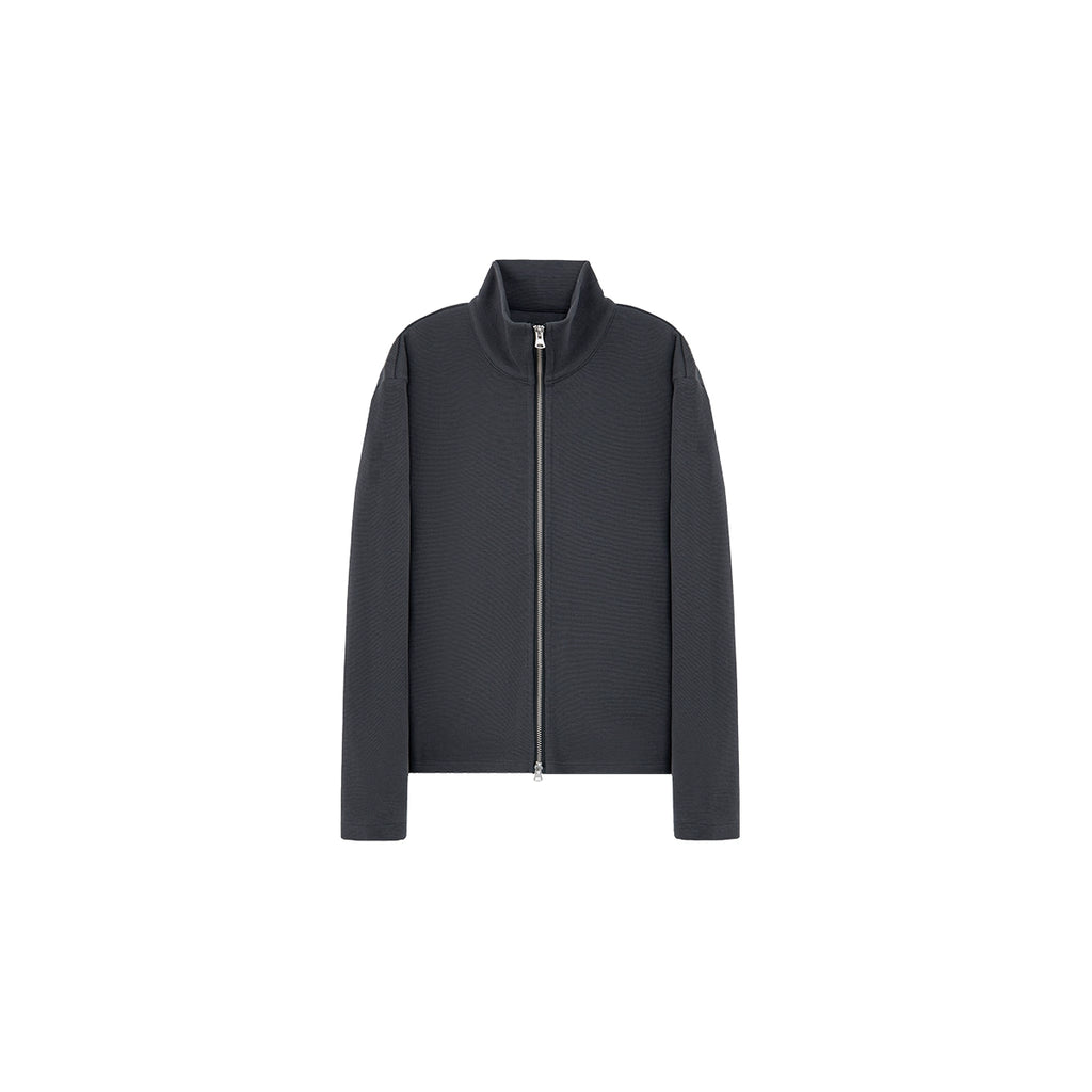 PLUS NO LOGO Casual Jacquard Striped Sweater Jacket