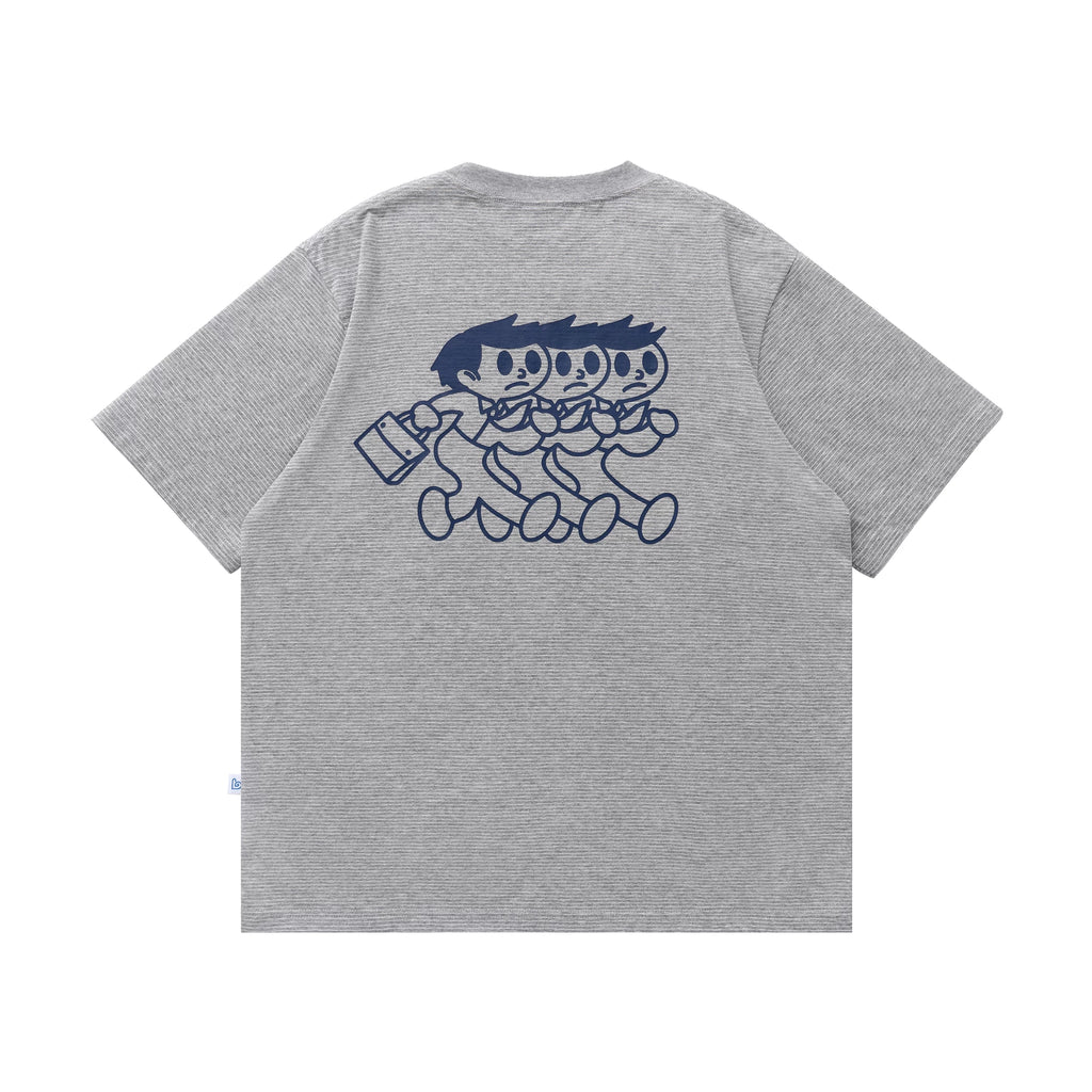 BENT IDEA Vintage Versatile Striped Tee