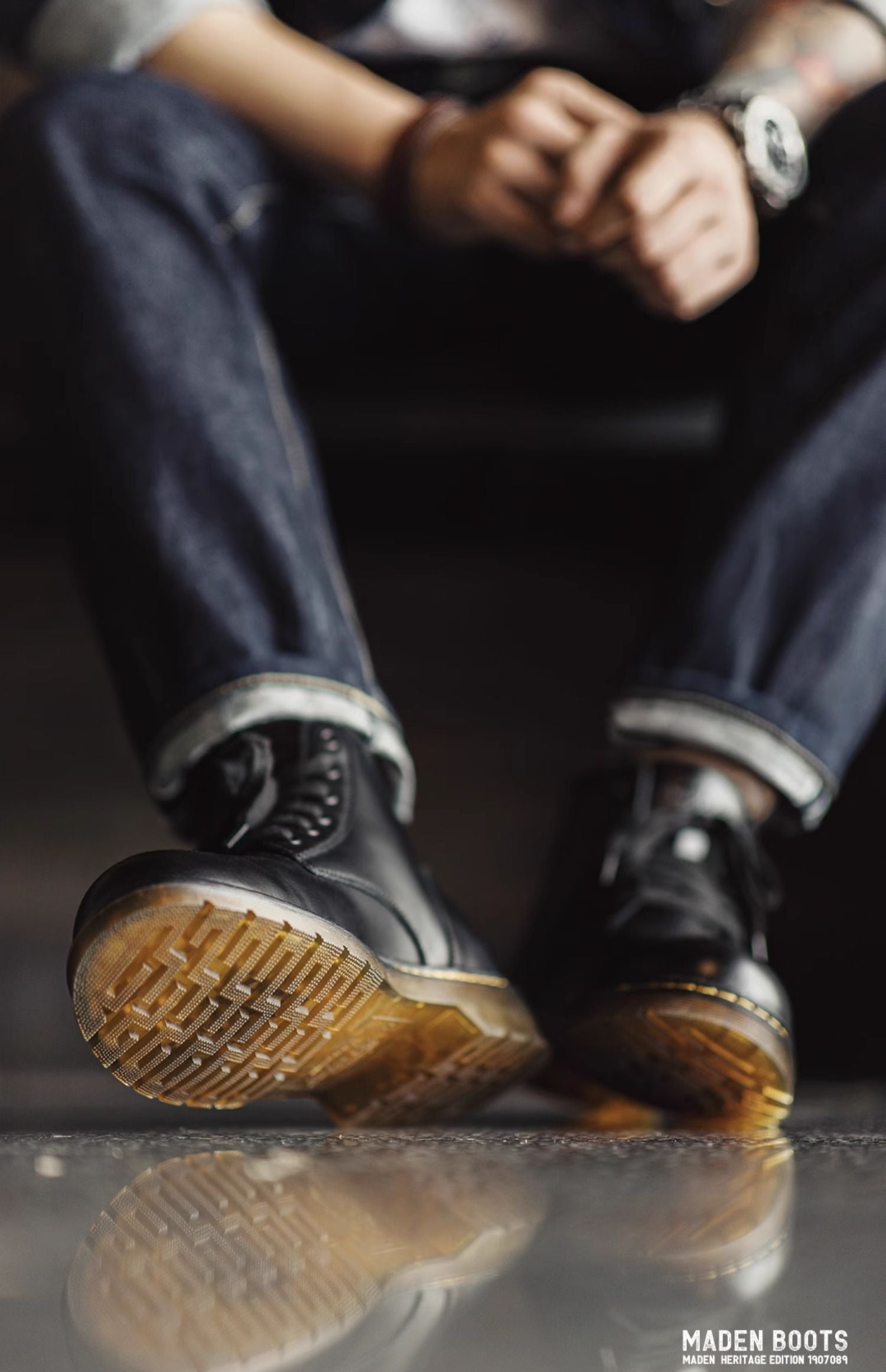 Madden Martin Leather Tooling Boots