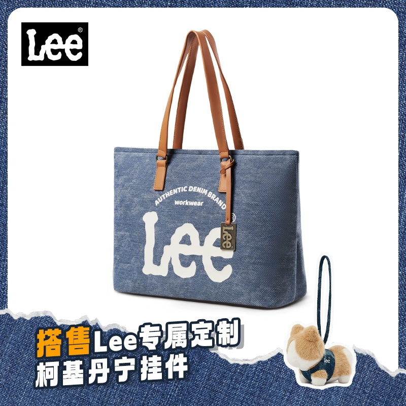 Lee Denim Casual Large Capacity Tote Bag