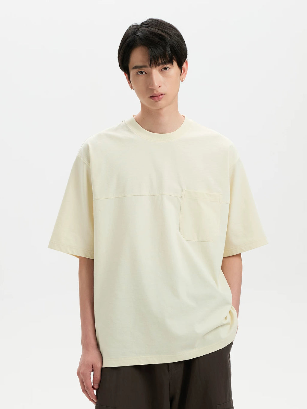 BUTTBILL Retro Simple Loose Tee