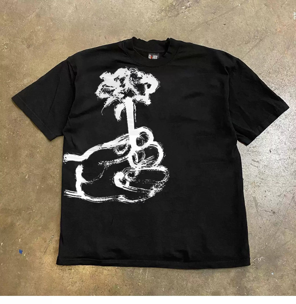 UPUPXIA Niche Loose Versatile Tee