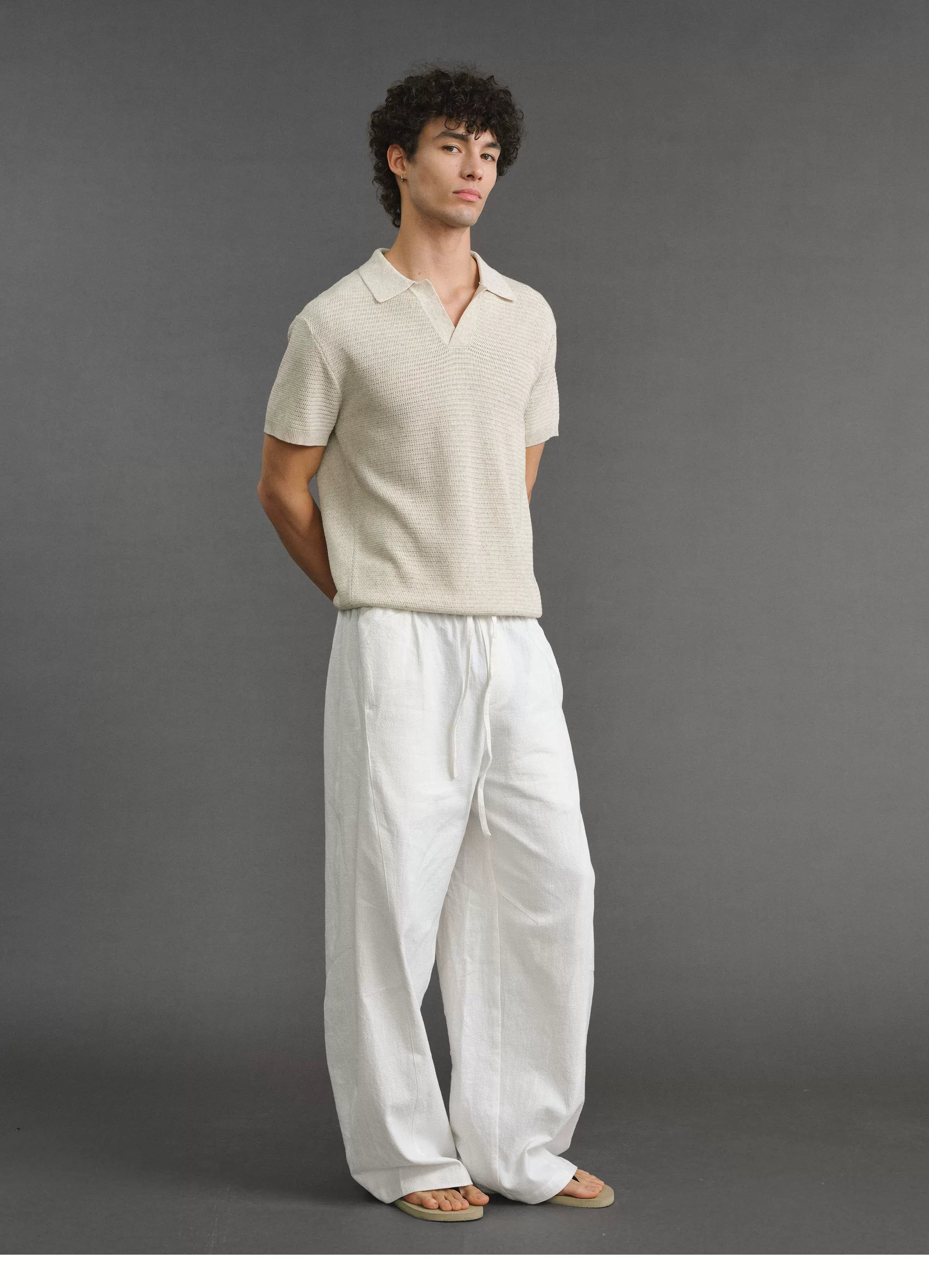 VLABMADE Vintage Lapel Knit Tee
