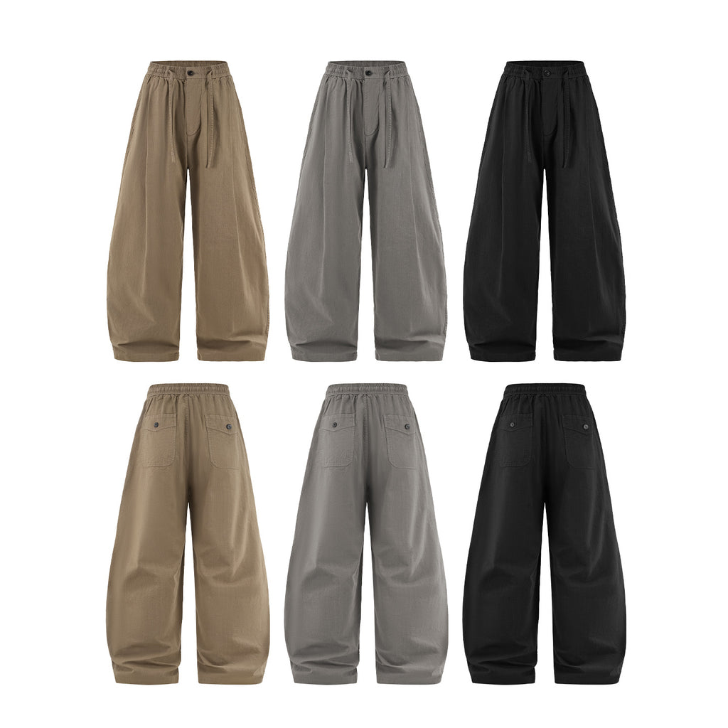 Inflation Micro Machete Versatile Breathable Drape Casual Pants