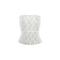 Audwyn Jacquard Lace Mesh Slim Fit Tube Top