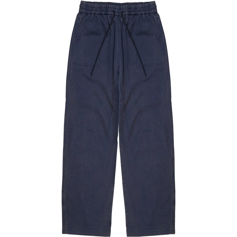 O3PARK Japanese Loose and Versatile Scimitar Silhouette Casual Pants