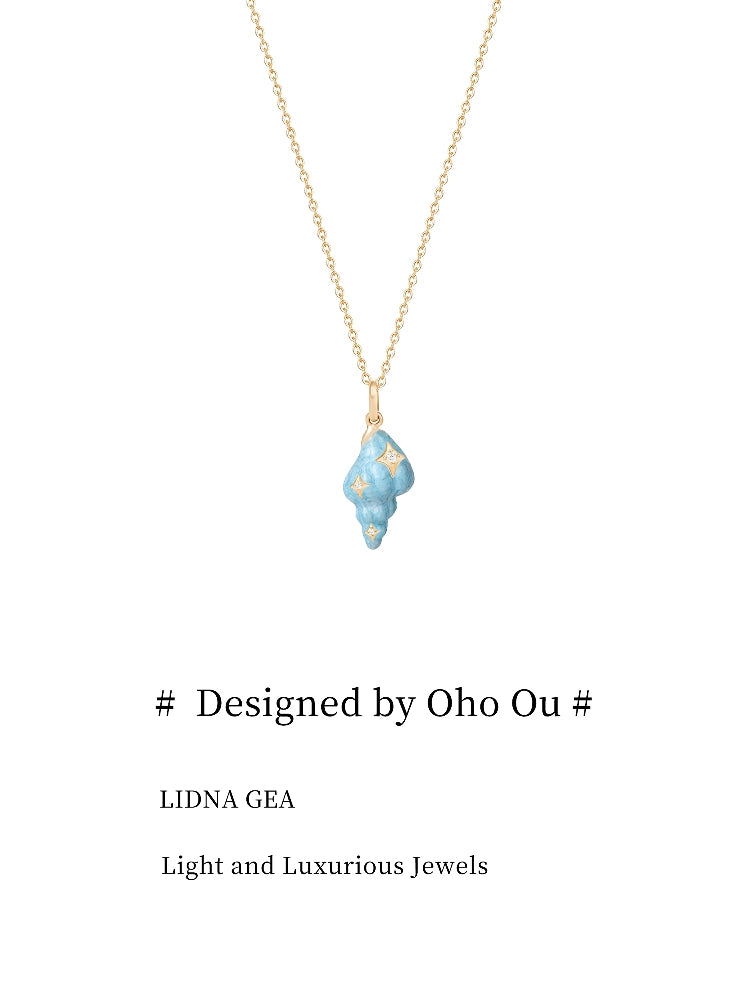 Oho Ou Conch Premium Light Luxury Necklace