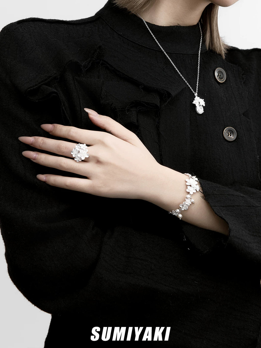 SUMIYAKI Sakura Multi-layer Ring