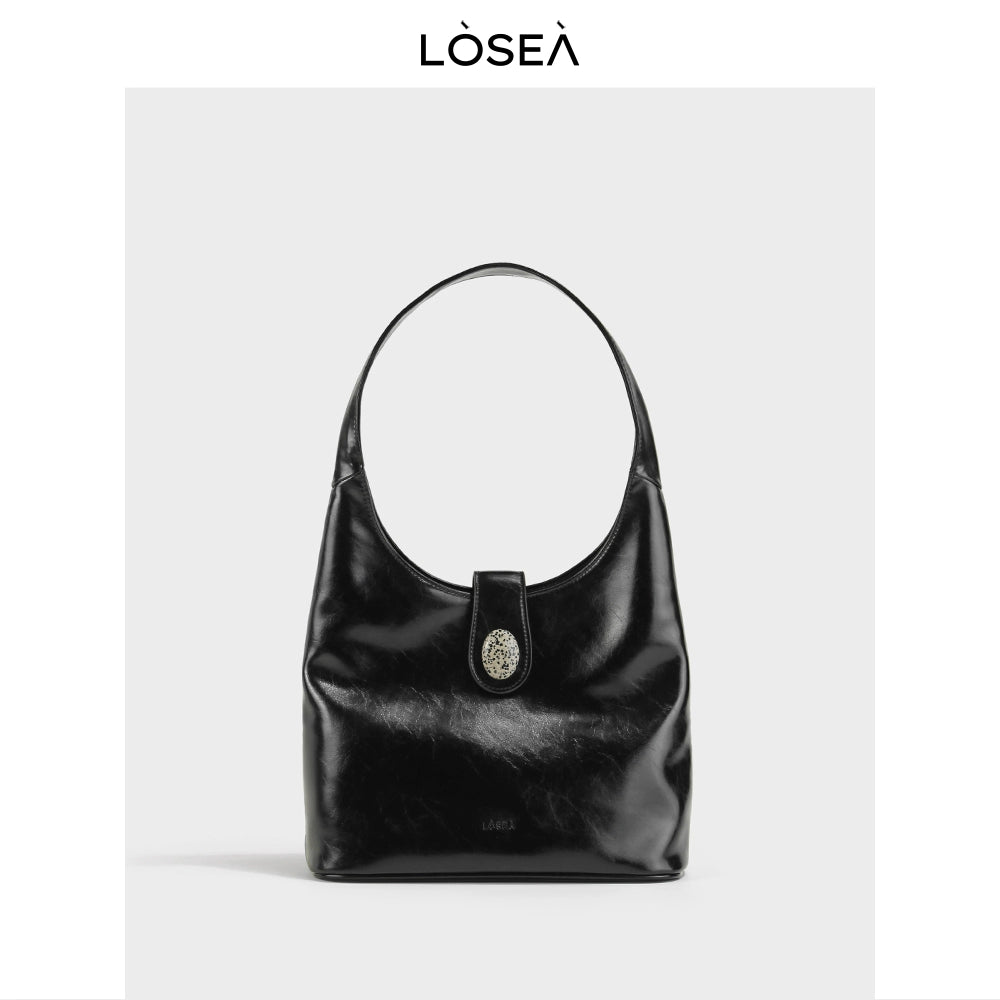 LOSEA Oriental Aesthetic Spotted Stone Tote Bag