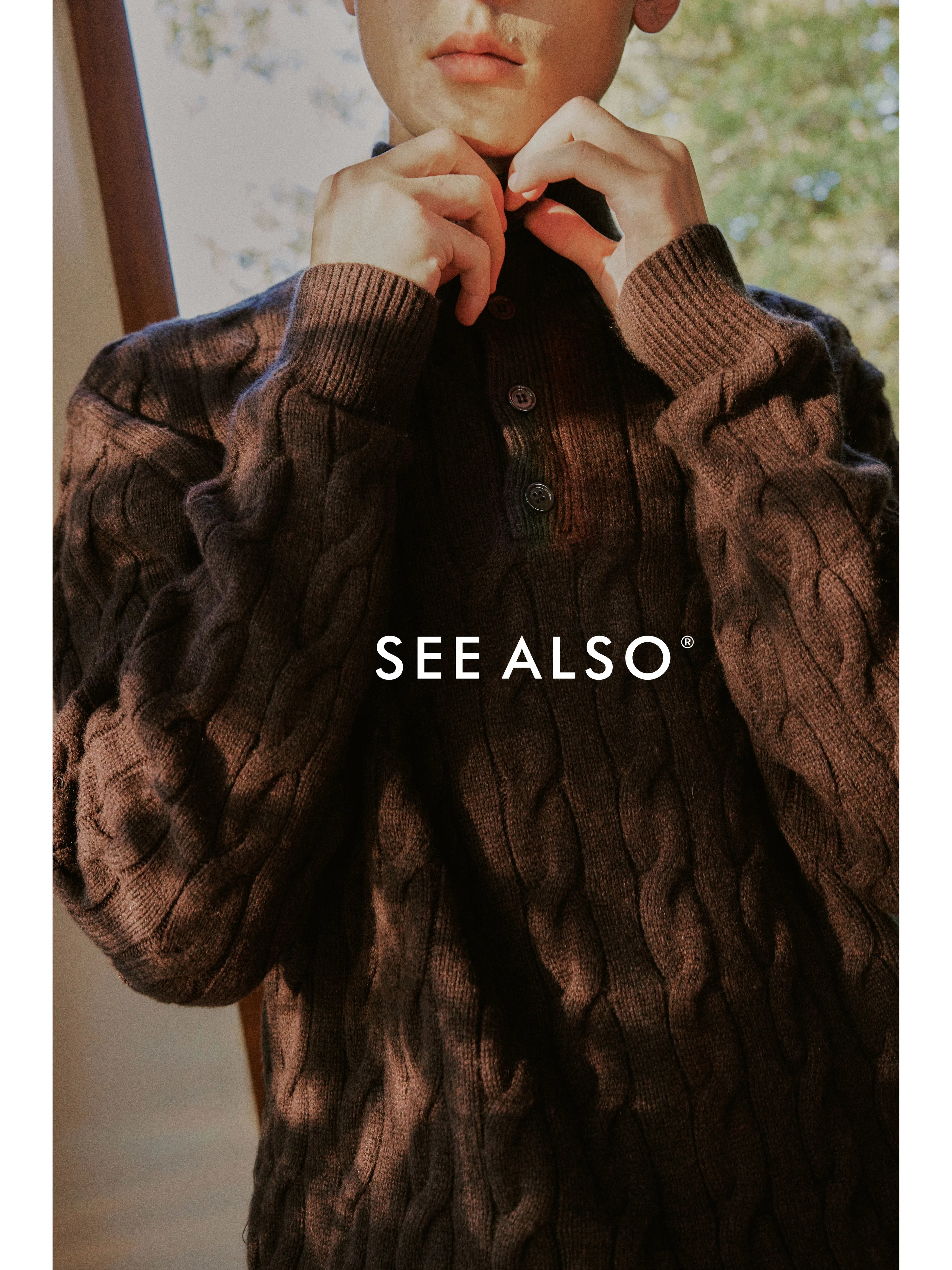 SEE ALSO Casual Twist Stand-up Neck Sweater