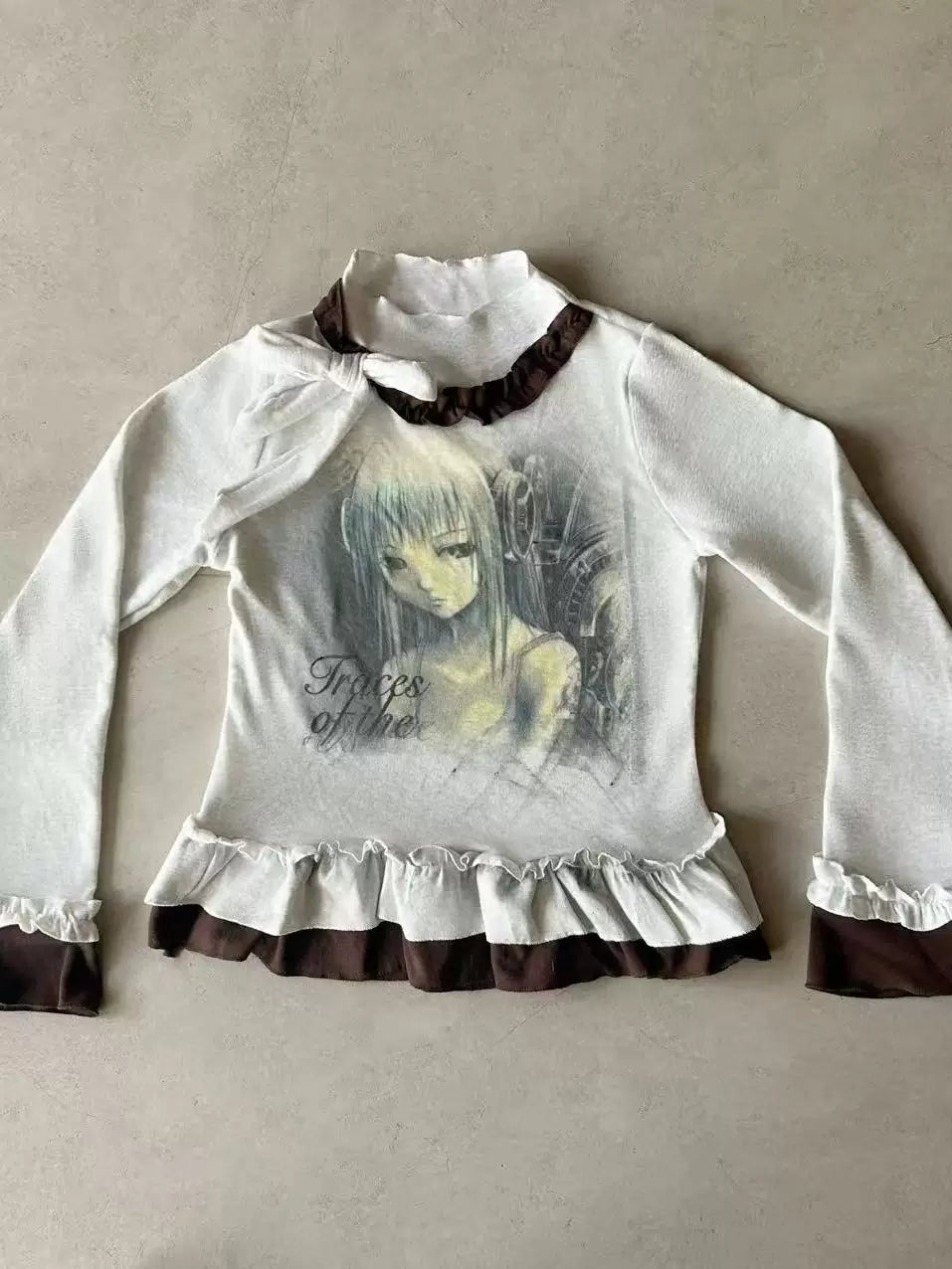 WEBBAR Bow Casual Long Sleeve