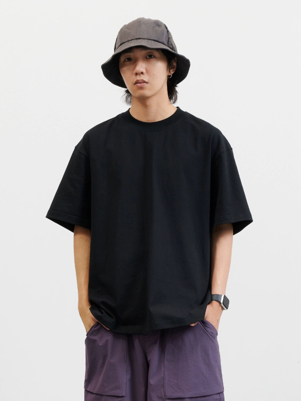 NUMBERSALT Loose Crew Neck Casual Tee