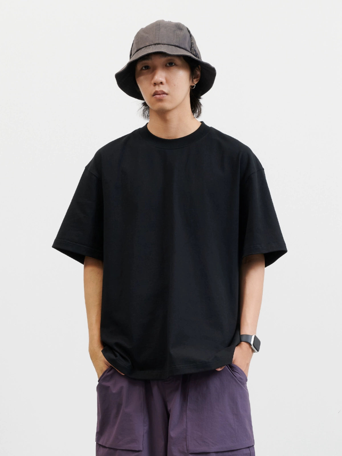 NUMBERSALT Loose Crew Neck Casual Tee