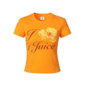 UnderStress Flower Flower Type Front Shoulder Short Waist Tee