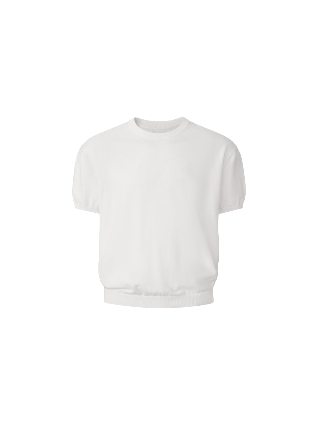 LIBERAFIT Knitted Round Neck Casual Tee
