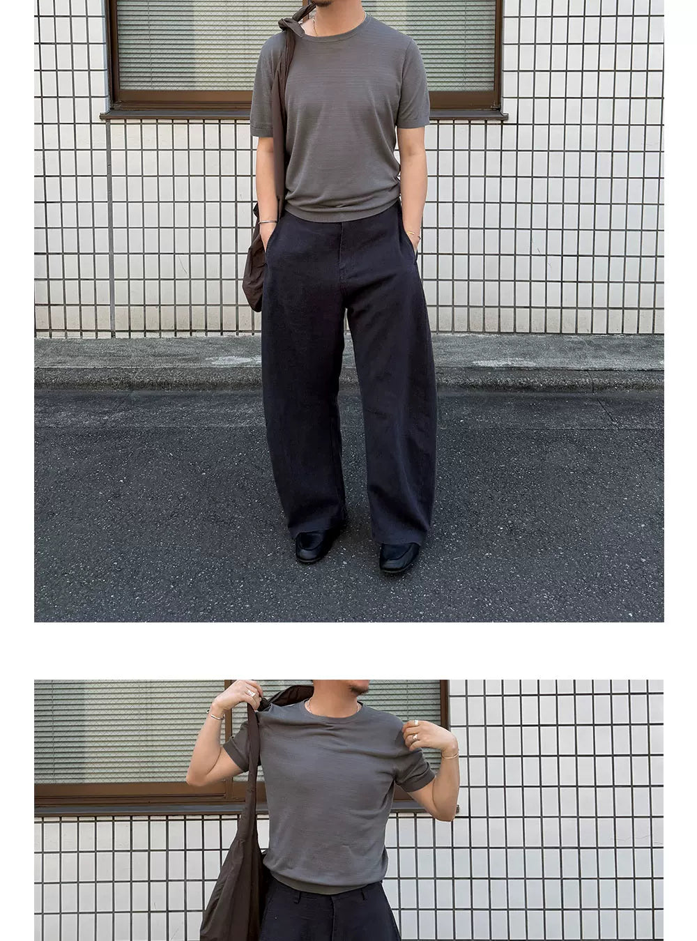 Anniehall Tencel Wool Machine Washable Knitted Tee