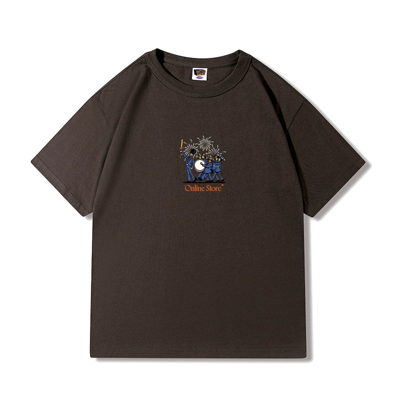 Battles Retro Crew Neck Loose Tee