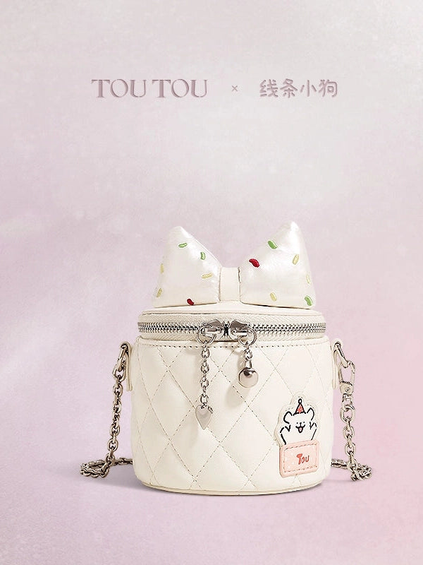 TOUTOU Line Puppy Cute Chain Messenger Bag